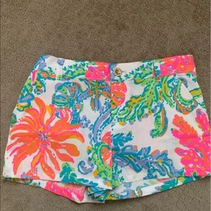 Lilly Pulitzer multi color floral shorts